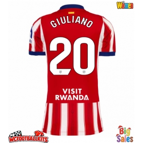Atletico Madrid Giuliano Simeone #20 Replica Home Stadium Shirt for Women 2026-27 Short Sleeve